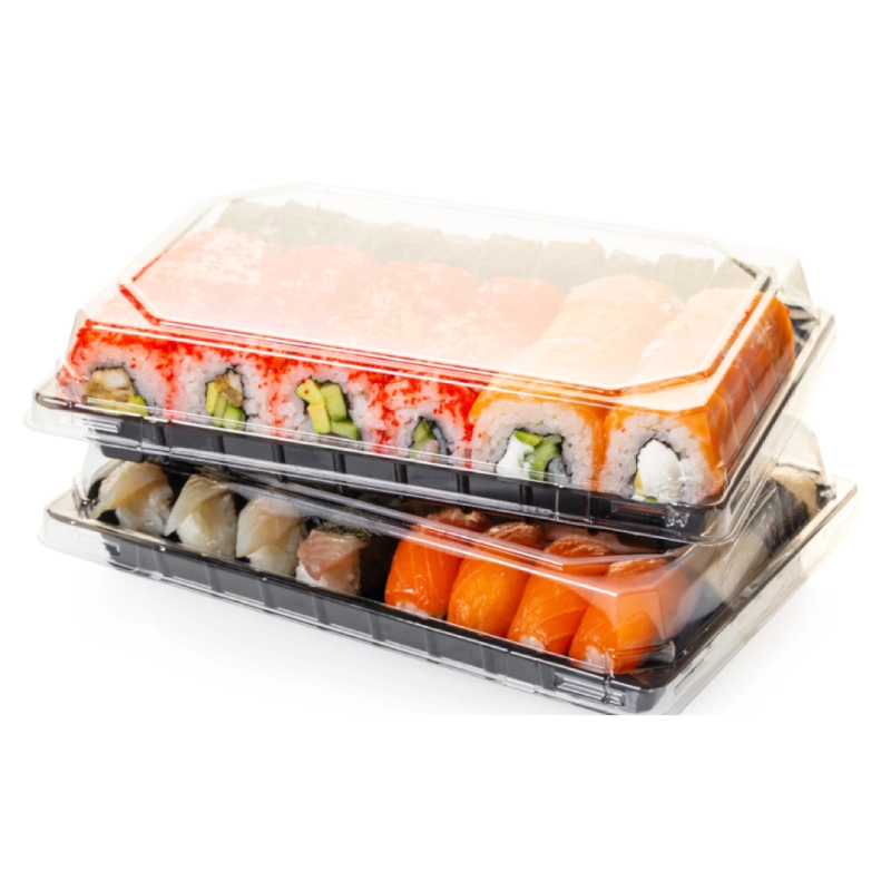 товар Контейнер [дно] для суши ПЭТ, 242*168*25 мм, серия Сп-25 PKS25